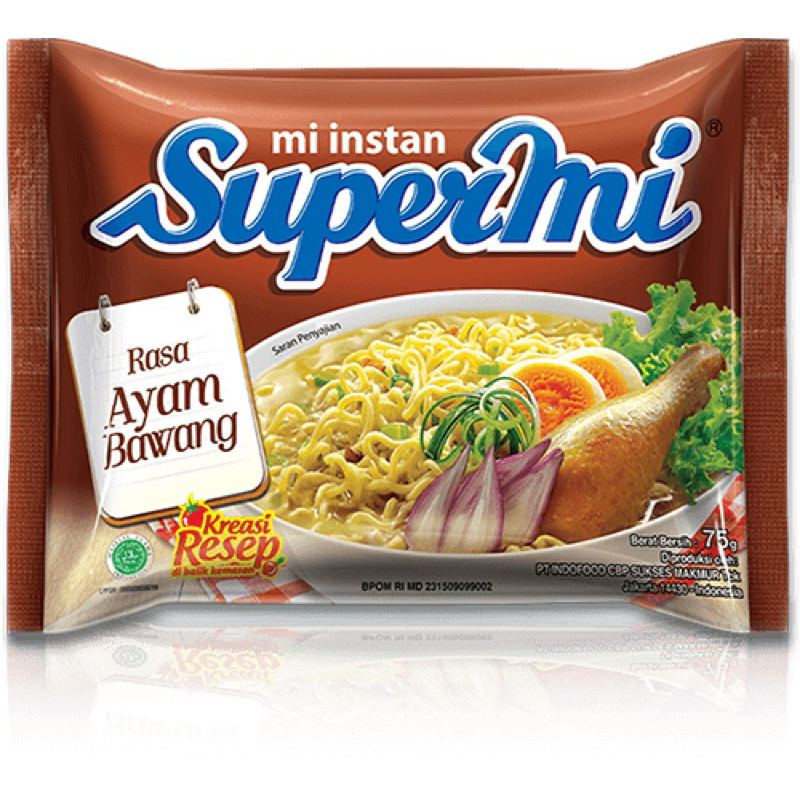 

SARIMI SUPERMI MIE AYAM BAWANG 75 GR