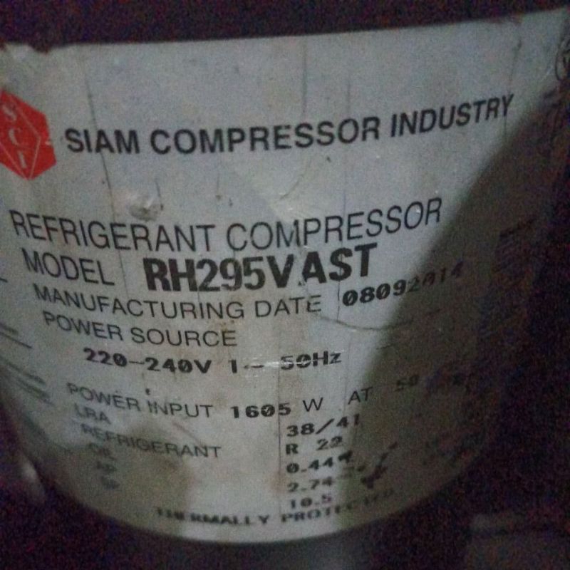 kompresor compresor ac split bekas merek Daikin 2 pk R22