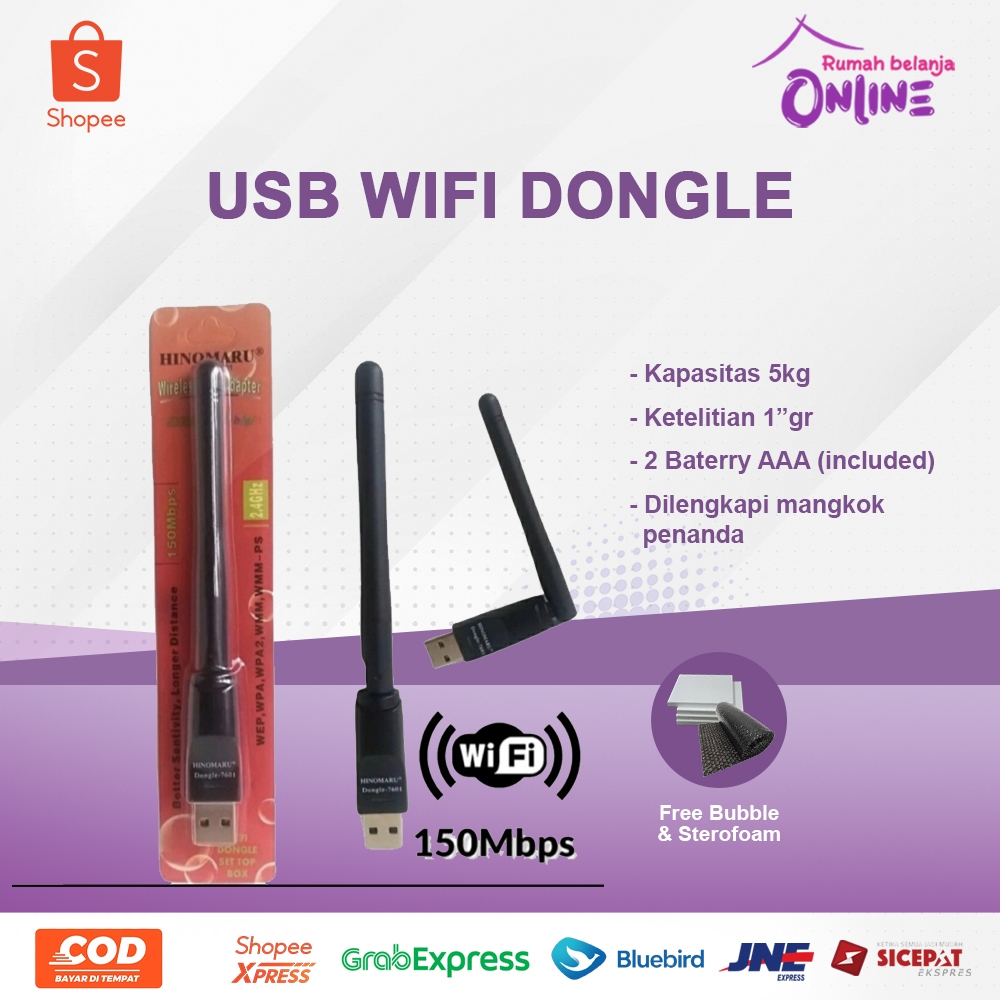 Usb Dongle Wifi Set Top Box Adapter Antena Wifi Noise TERLARIS