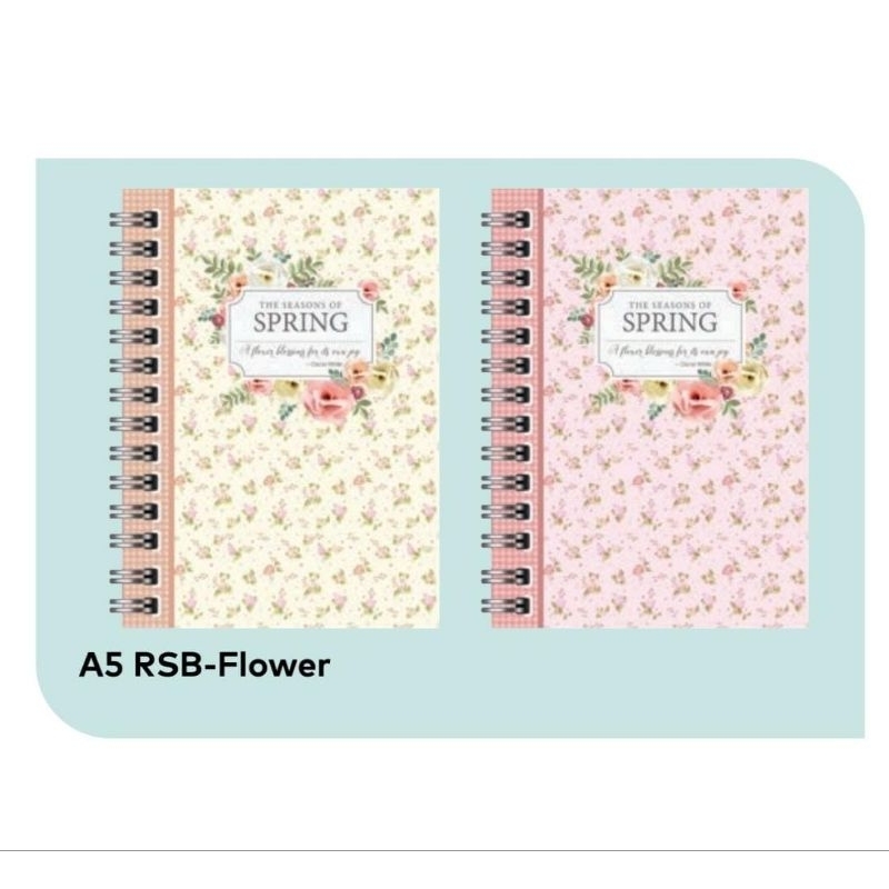 

NOTEBOOK A5 SPIRAL SIMPATY MOTIF BUNGA-BUNGA/BATIK/KARAKTER/ISI 70LEMBAR/UK 21X15CM