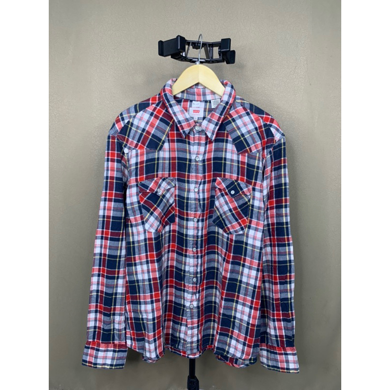 Kemeja Flannel Levis Second