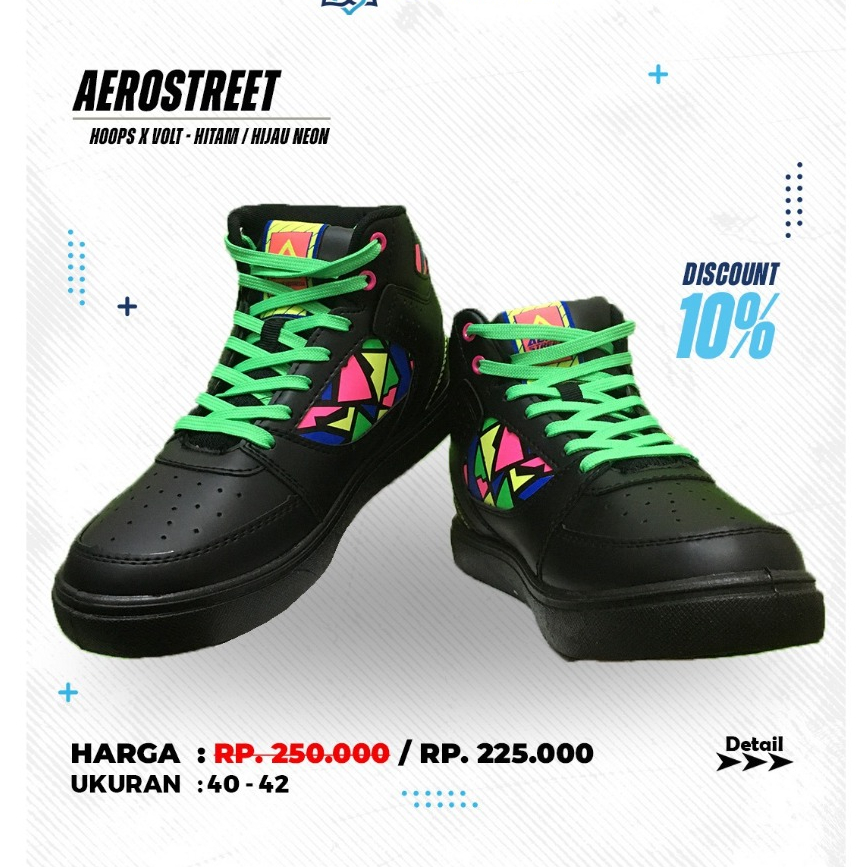 SEPATU AEROSTREET HOOPS X VOLT