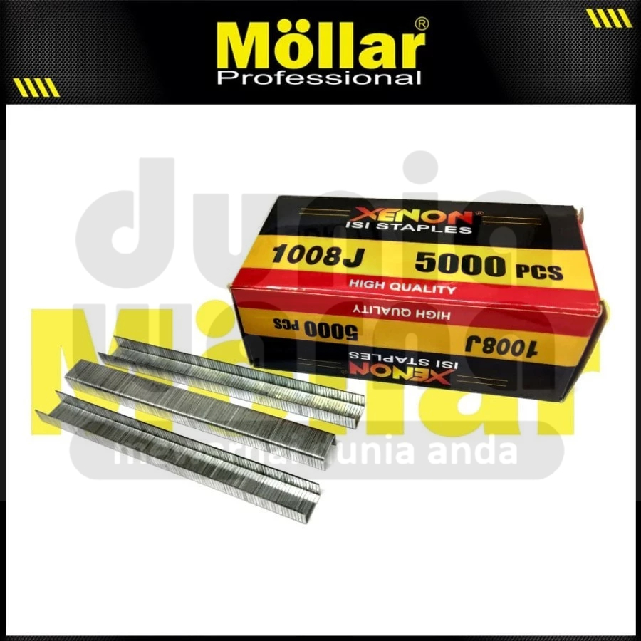 

XENON 1008J/1008 J Isi Refill Mata Air Nailer/Staples 5000pcs u/ Mesin Paku Staples Tembak Kompresor