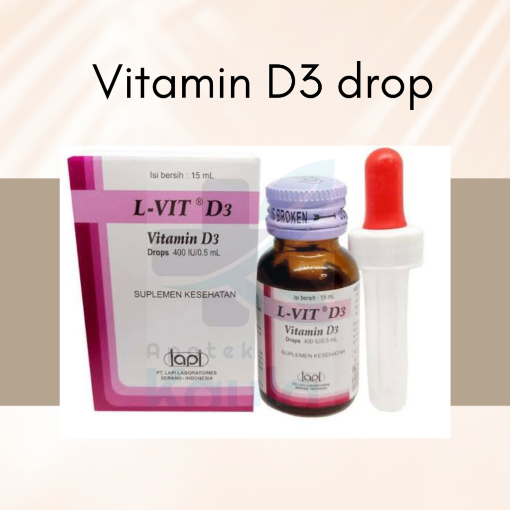 L-VIT D3 DROP/D3 CAIR ANAK