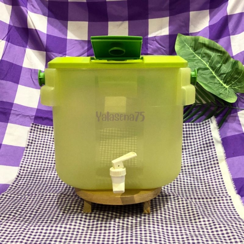 Dispenser hijau lime 8,7L Second  Ori Tupperware