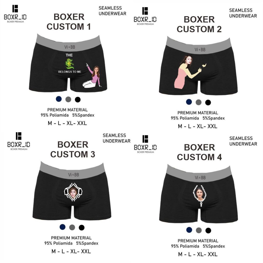 Boxer Custom Foto Celana Dalam Custom Foto Anti Pelakor Celana Dalam Viral Anti Pelakor