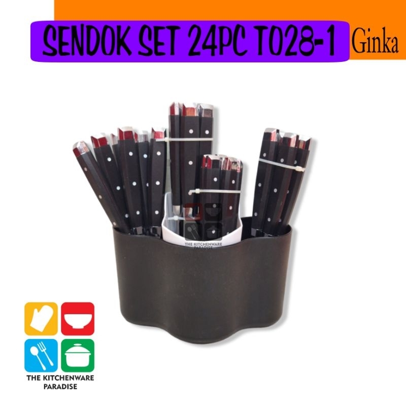 SENDOK SET 24PCS GINKA T028-1