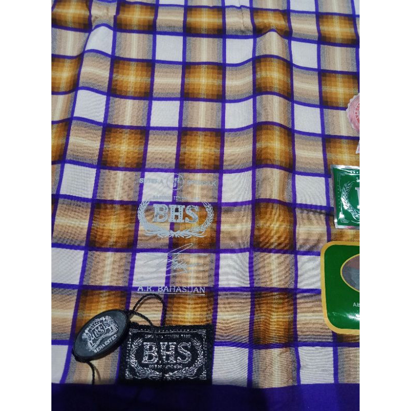 sarung bhs KKR full sutra spunsilk logo silver jadul