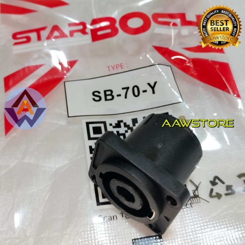 Soket Spikon Starbosh konektor speaker