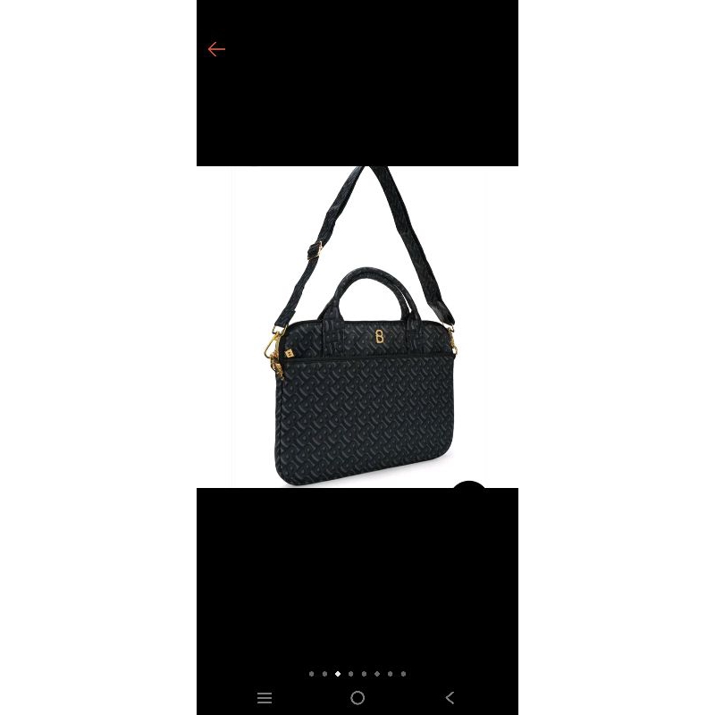 Bimu Buttonscarves laptop bag black