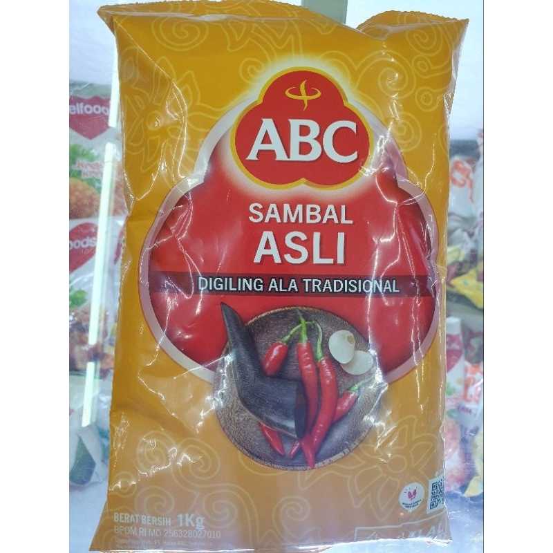 

Abc saus sambal pouch 1kg