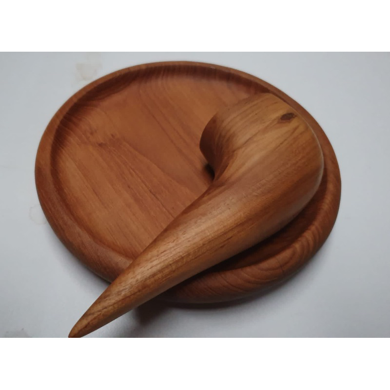 Cobek dan Ulekan Kayu Jati