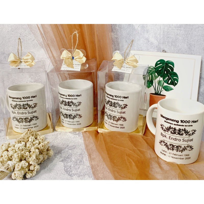 SOUVENIR MUG KERAMIK CANTIK DAN MURAH