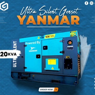 Genset Silent | 20 KVA | Genset Diesel Yanmar Ultra Silent