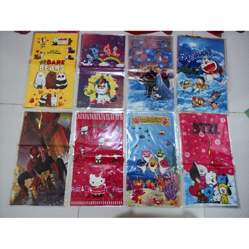 

Plastik Ulang tahun / OPP Party bag 22x40cm per 10 lembar