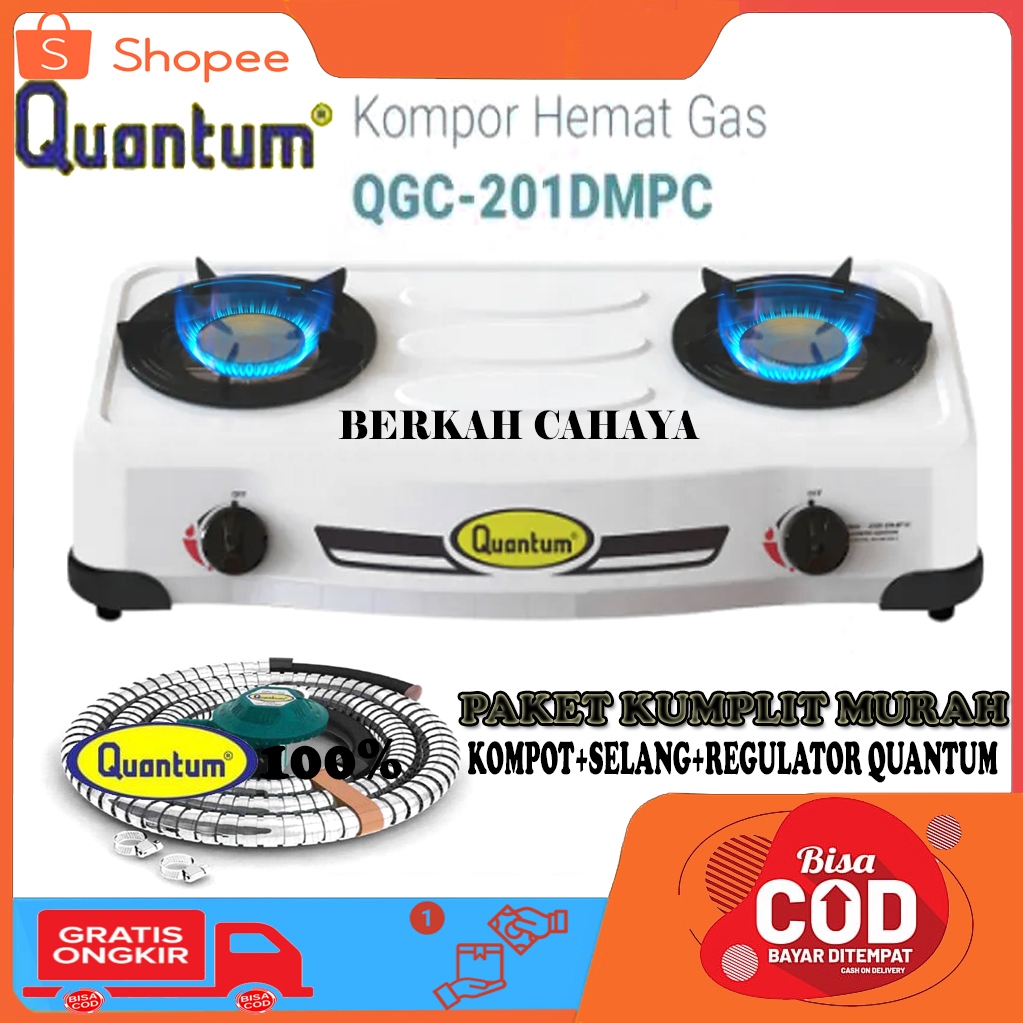 Kompor Gas Quantum 2 tungku QGC 201 DMPC