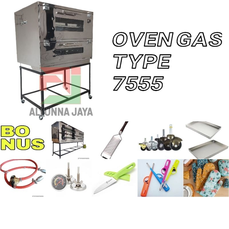 OVEN GAS 75X55 / / oven / oven gas / oven kue / oven murah / oven gas api atas bawah / oven api atas bawah / oven besar / oven gas besar / oven 75x55 / oven 75x55x70 / oven gas 75x55 / oven gas stainless 75x55 / oven gas besar murah / promo oven gas