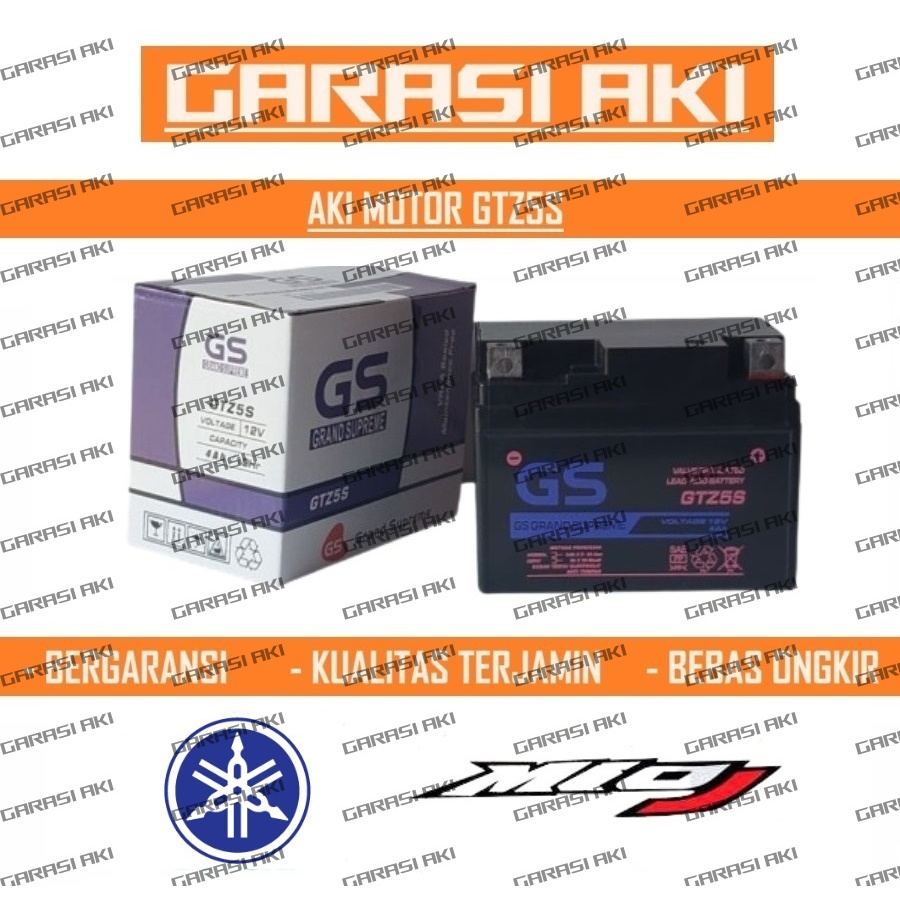 Aki Motor Yamaha Mio J GTZ5S Accu Kering MF