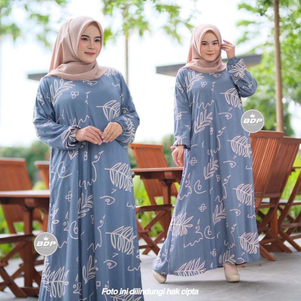 RATU DASTER - Daster Wanita Kekinian - Daster Rayon Busui Resleting Depan- Daster Panjang-Baju Tidur