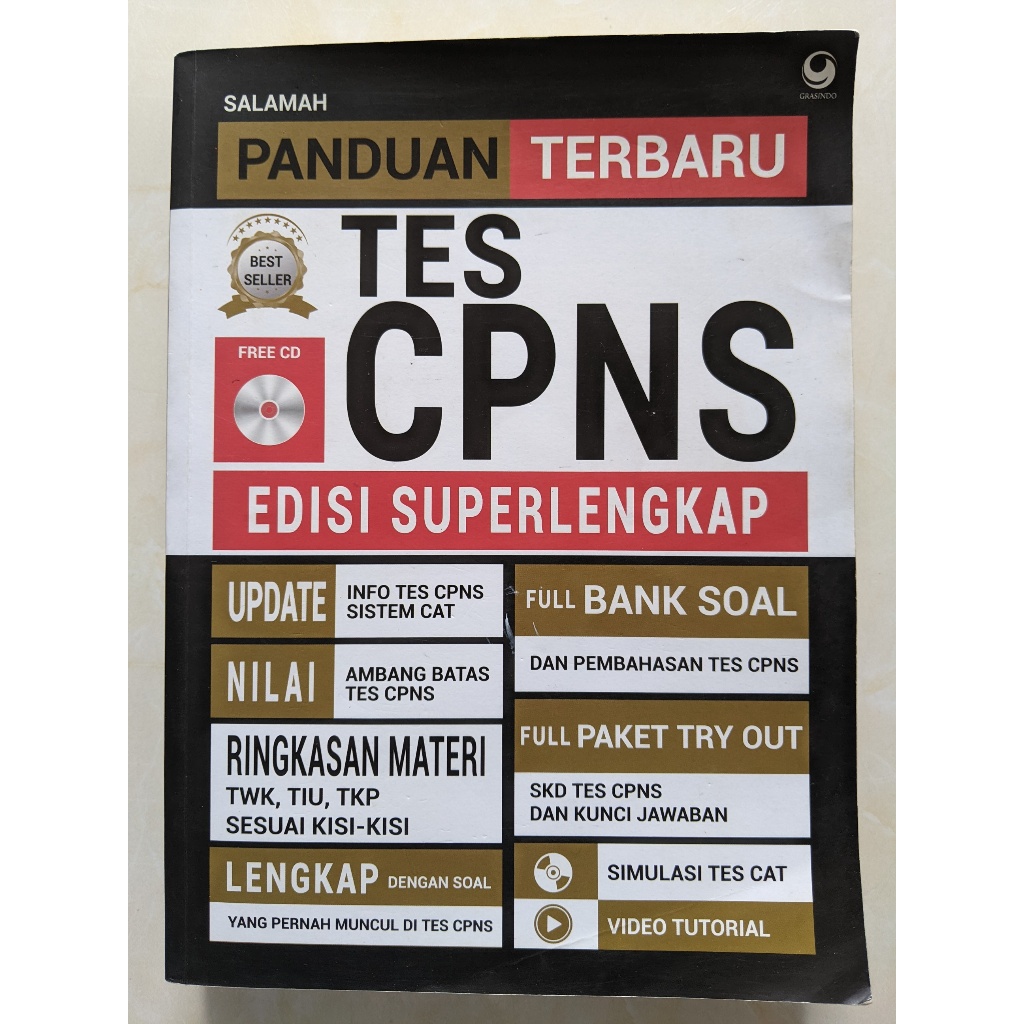 

Buku Soal Tes CPNS - Bu Salamah "Kita Lulus