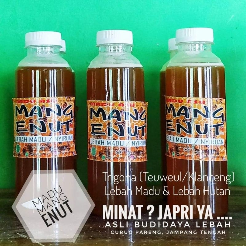 

madu TRIGONA , 'madu mang enut' 100% asli