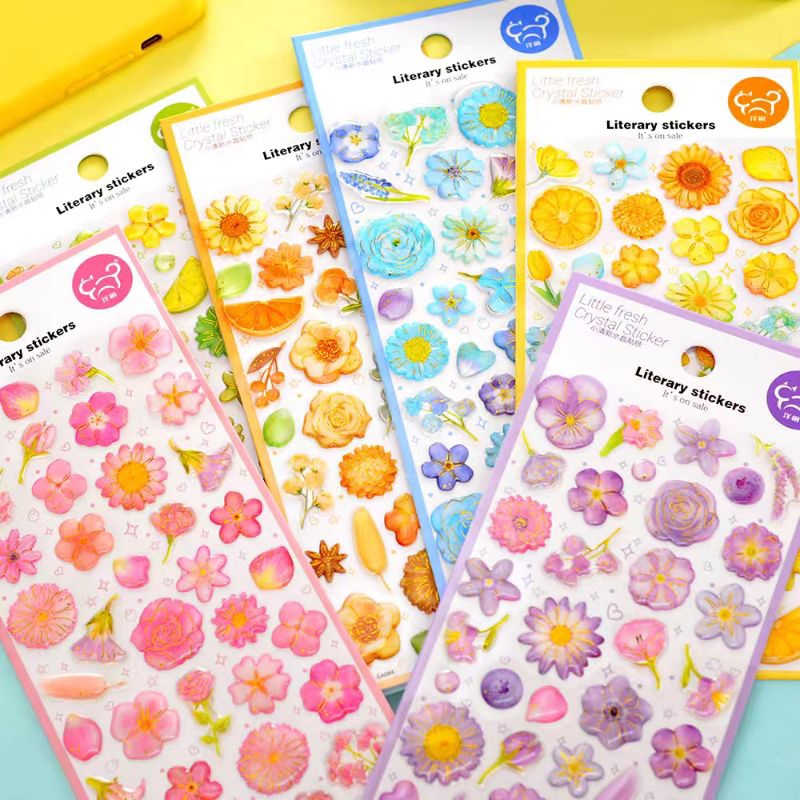 

STICKER LITERARY GLITTER TIMBUL