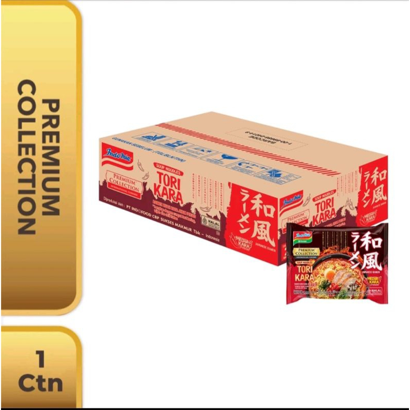 

Indomie - Mie Instant Premium Japanese TORI KARA Ramen PEDAS