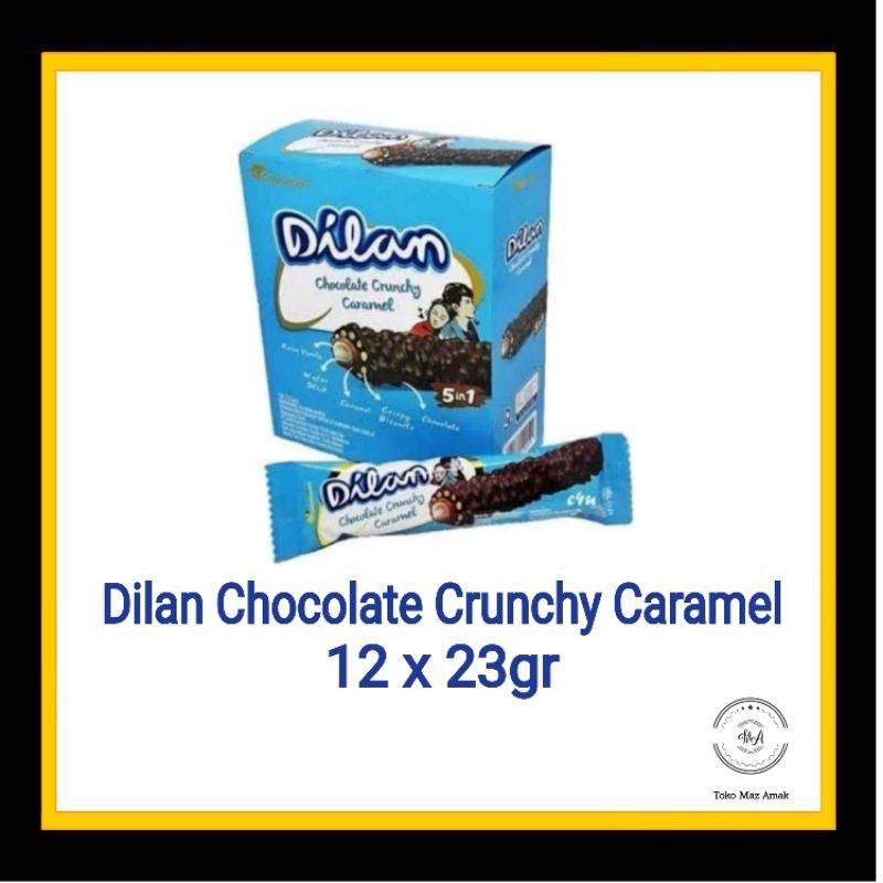 

Dilan Chocolate crunchy caramel box 12 x 23 gr