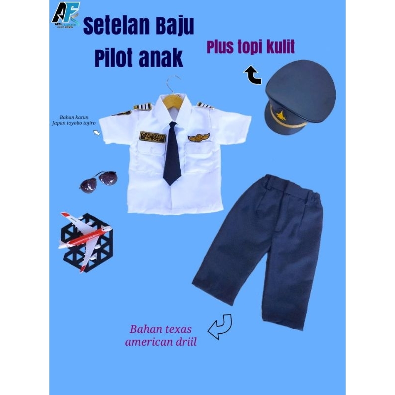 Kostum Pilot Baby Newborn/Kostum Bayi PhotoShoot/Baju Bayi Lucu/Baby Photography