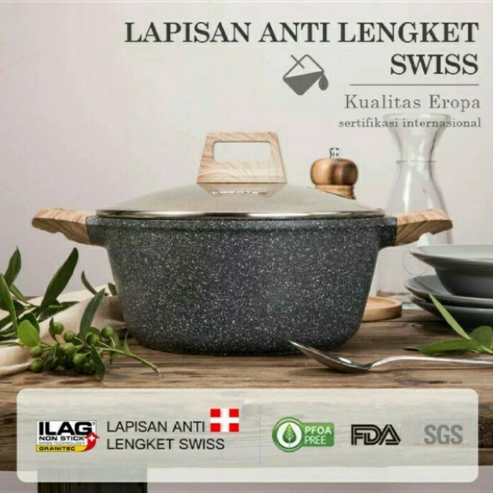 Carote Casserole 24cm Essential Woody Like New