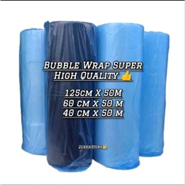 

BUBBLE WRAP SUPER HIGH QUALITY 125CM X 50M60 CM X 50M40CMX50M