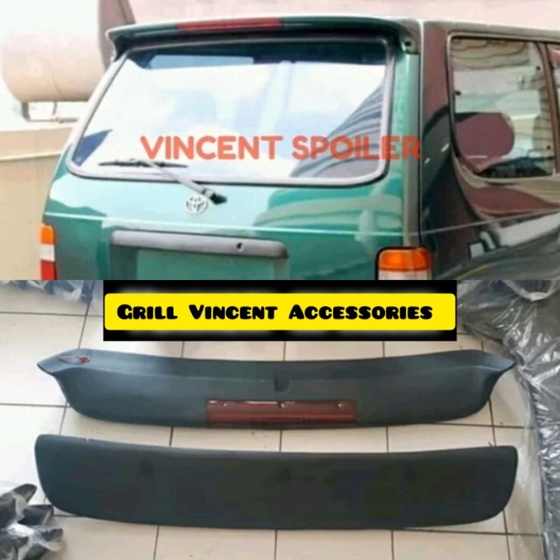 Rear Spoiler kijang Kapsul Krista LGX LSX LX SGX SSX SX 97-99 1997 1998 1999 2000 2001 2002 pakai la