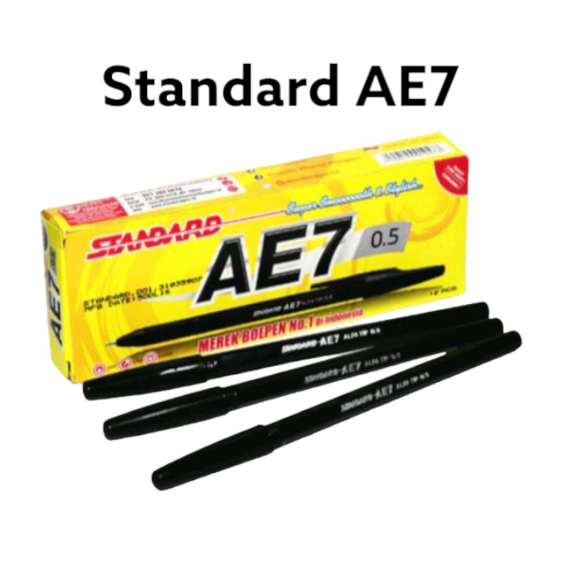 

Bolpen Standard AE7. 0,5 Hitam Jual Per/Pcs