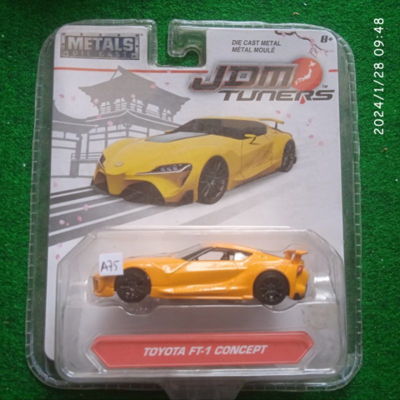 jada toys jadatoys Toyota FT-1 concept kuning yellow jdm tuners