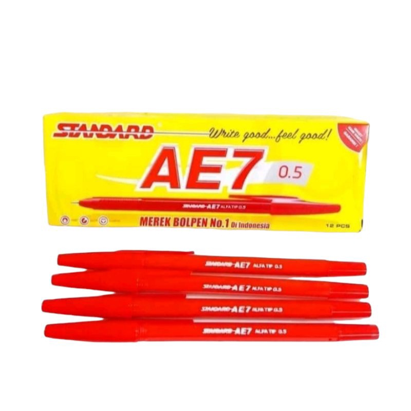 

BOLPEN STANDARD AE 7-0.5 MERAH PERBIJI