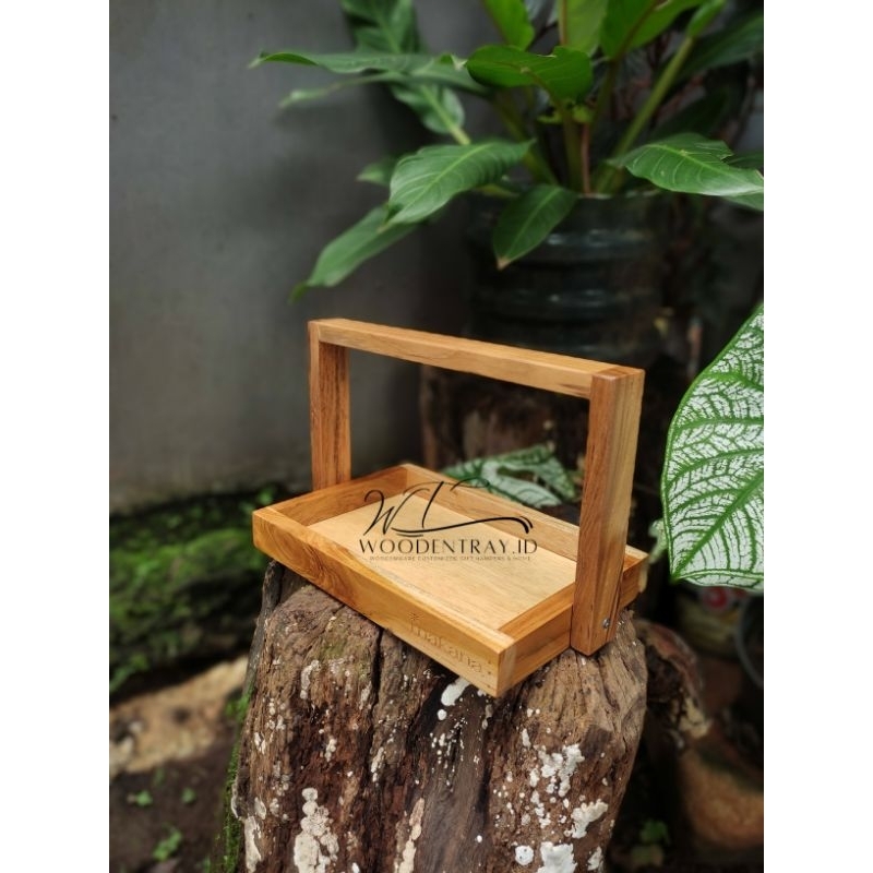 WOODEN TRAY / NAMPAN KAYU / NAMPAN / KOTAK HANTARAN / KOTAK SESERAHAN / HANTARAN KAYU / HANTARAN SES