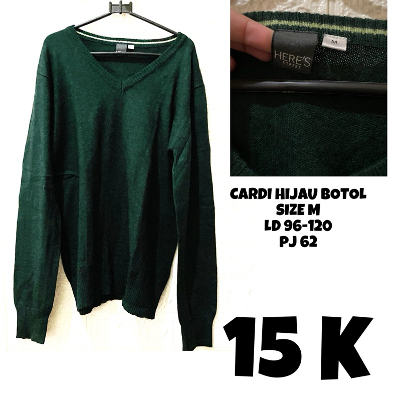 PRELOVED KNITWEAR HIJAU
