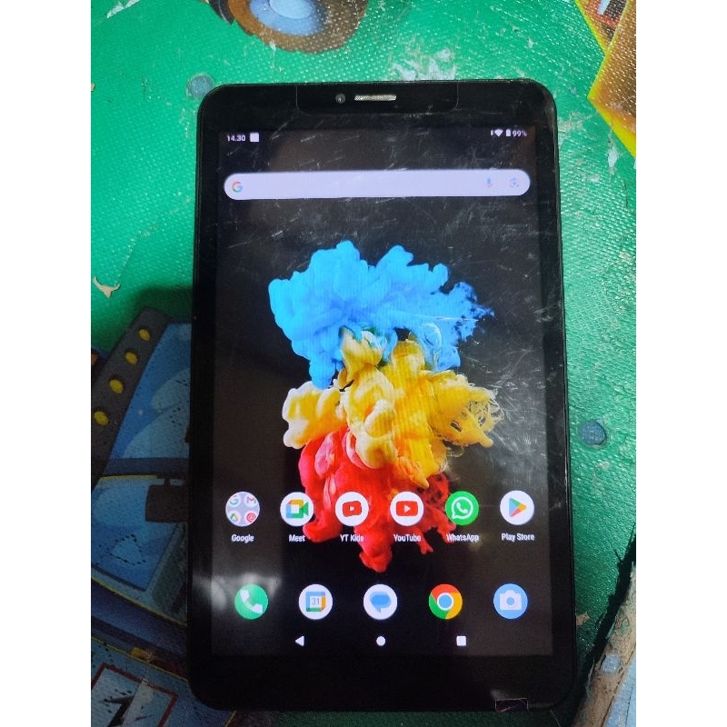 Tablet mito T7 layar 8 inch jaringan 4G Ram 3Gb/32Gb second normal