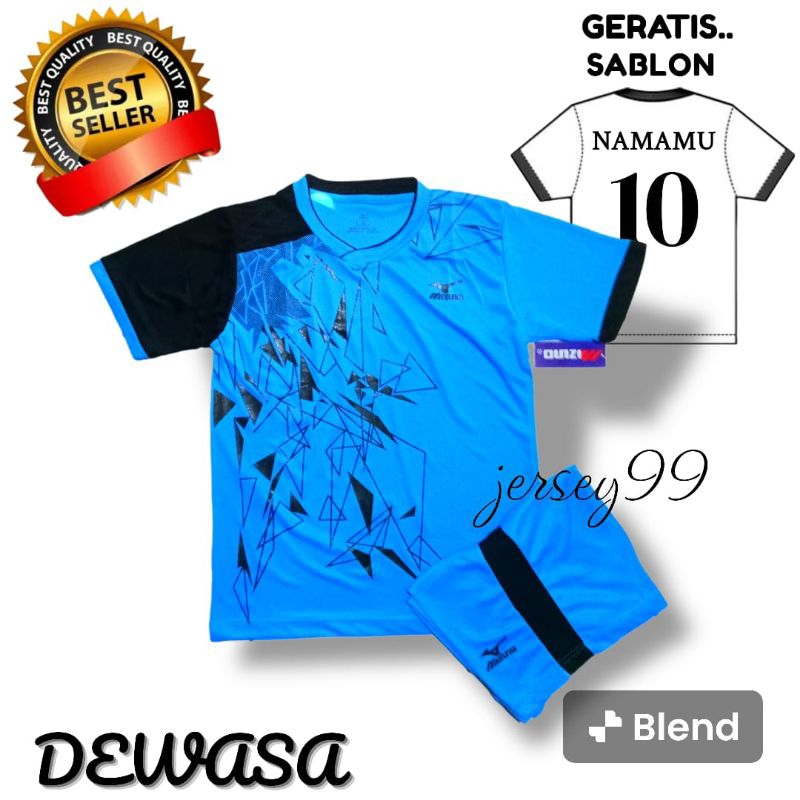GRATIS SABLON NAMA DAN NOMOR PUNGGUNG STELAN DEWASA BAJU BOLA DEWASA