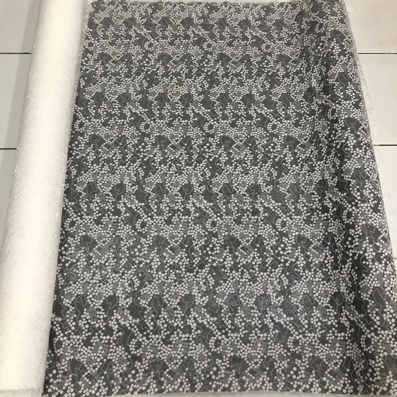 Kain Tile Brokat Malika New Warna Khusus Putih