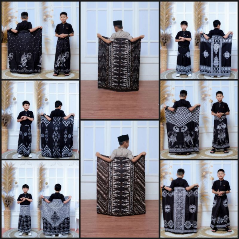SARUNG ANAK SD MAPUN SMP KATUN / SARUNG ANAK SD SMP HITAM