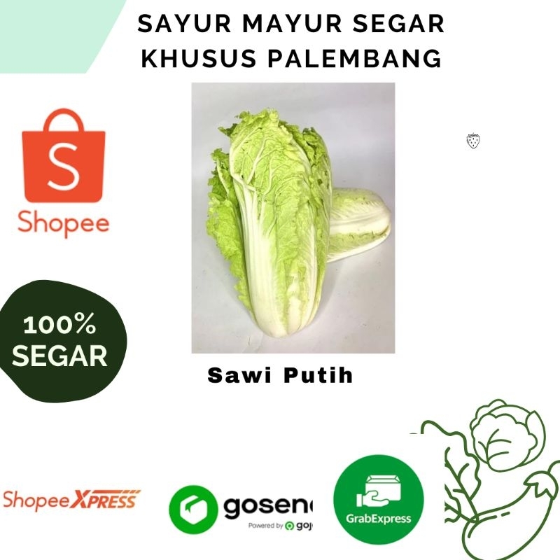 

Sawi Putih Segar -Warung sayur khusus Palembang