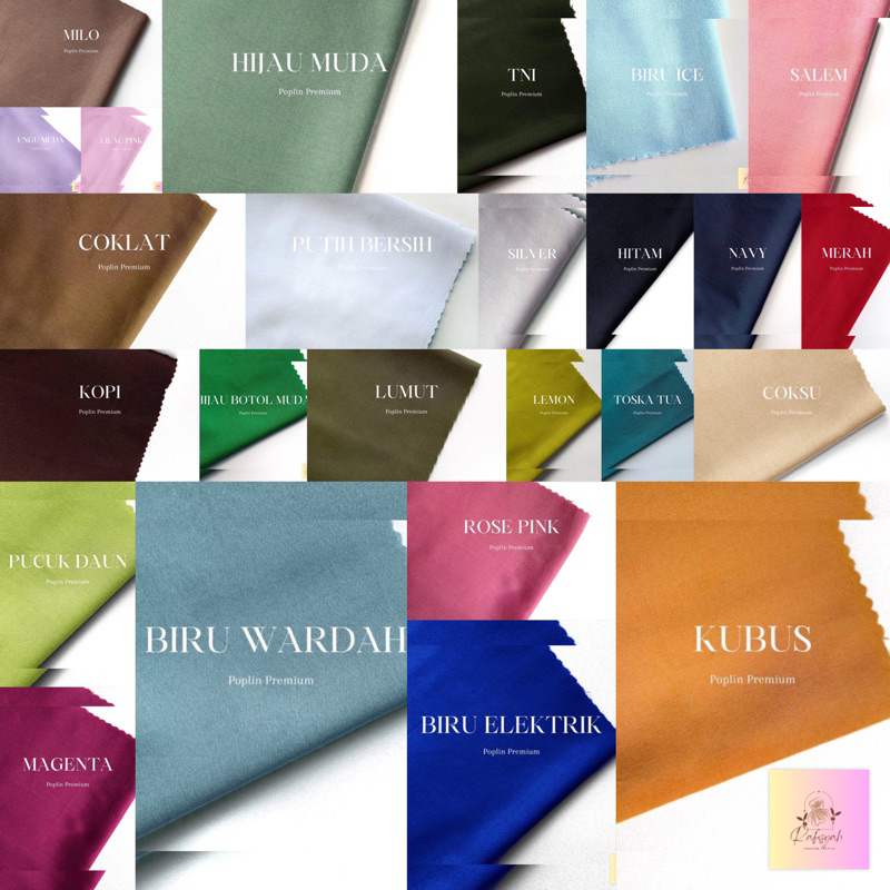 Kain Katun Poplin PREMIUM / Cotton Poplin Premium High Quality