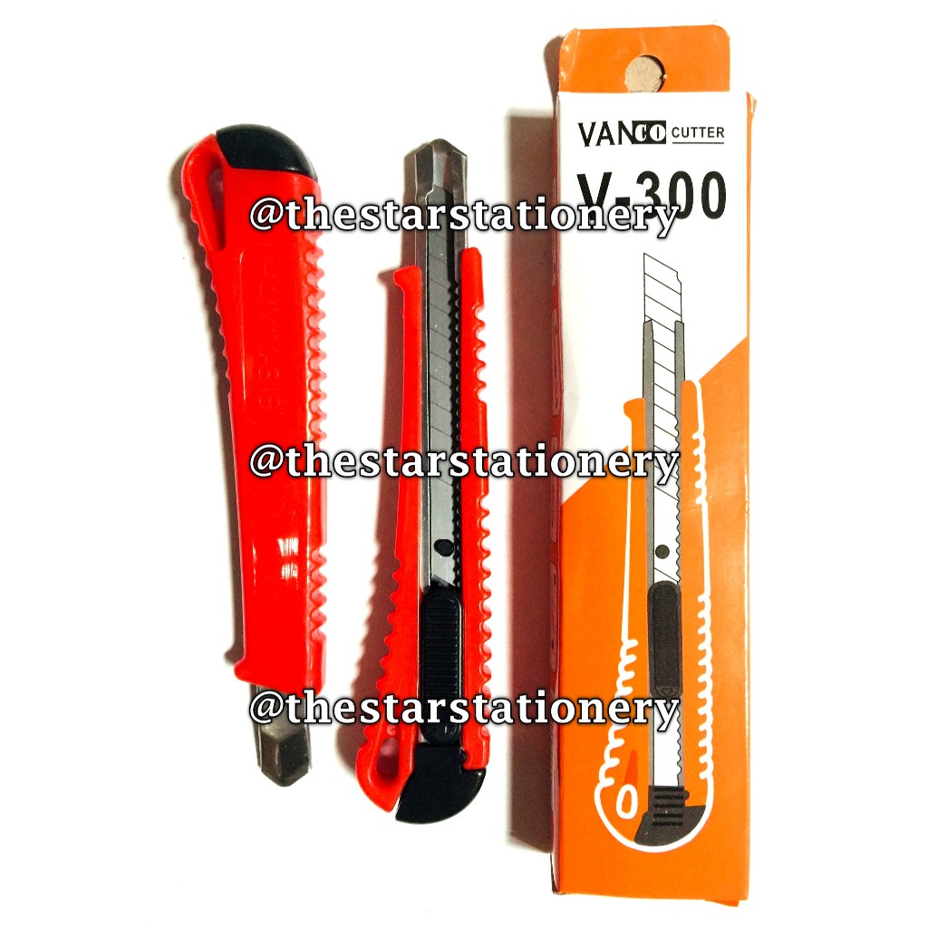 

(1 Biji) Cutter Vanco V-300 Sedang / Cutter Pemotong Vanco V300 / Vanco V 300
