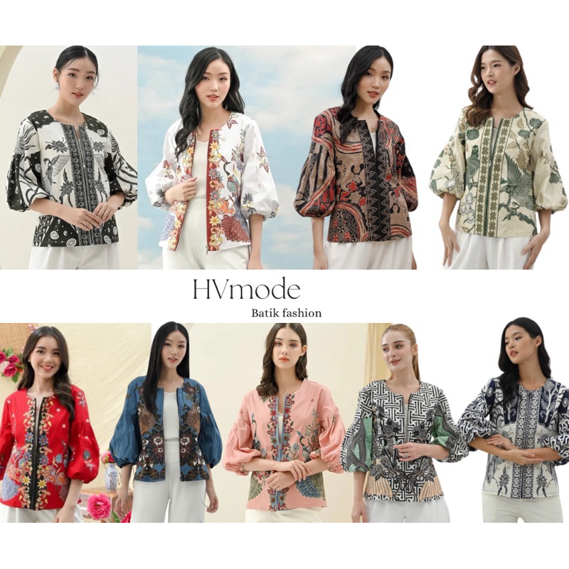 Blouse - Outer batik 295  -295ZH - 295GG - 295UP -  295HT - 295BBC RED - 295AAN - 295IJO 295BMW - 29