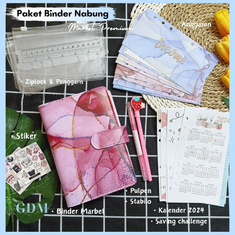 

Paket Binder Nabung Marbel Premium Lengkap