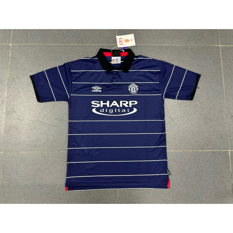 RETRO | JERSEY RETRO MU AWAY NAVY 1999/2000 GRADE ORI IMPORT