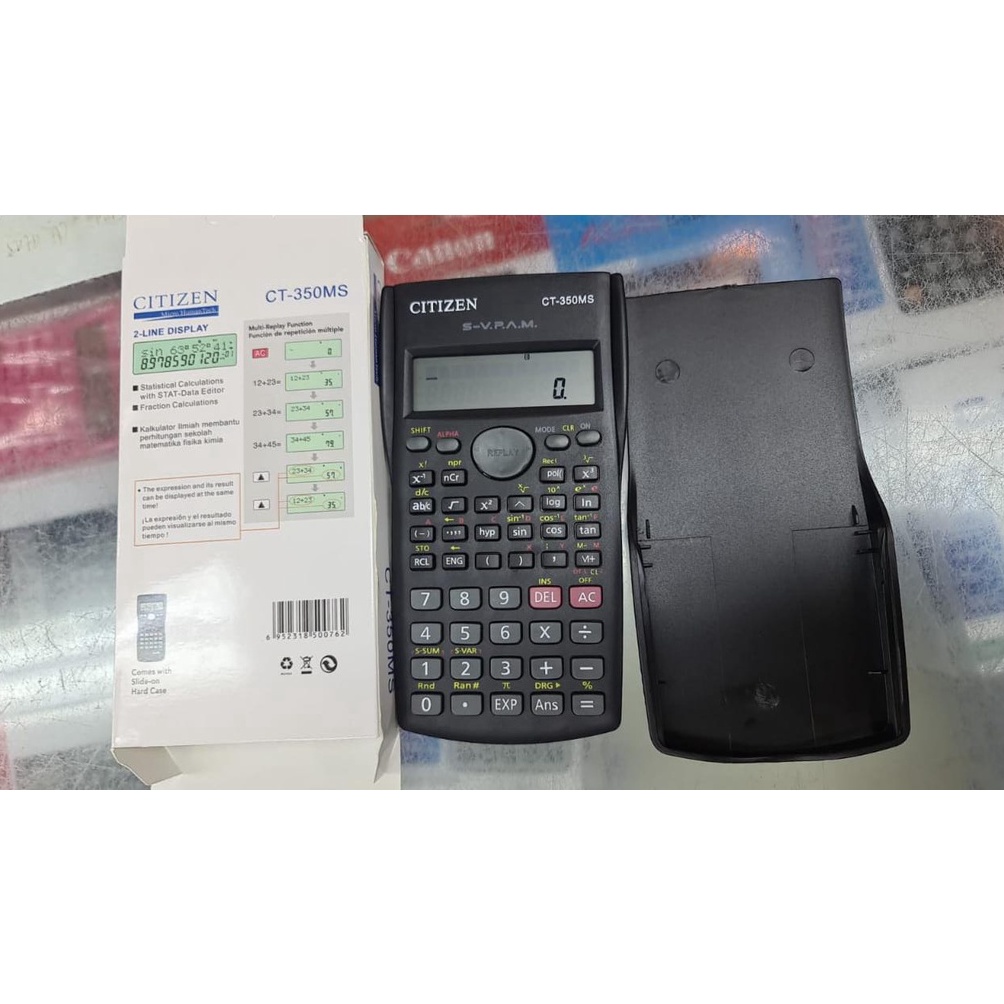 

Terkini Kalkulator Scientific Citizen Fx 35 Ms 58