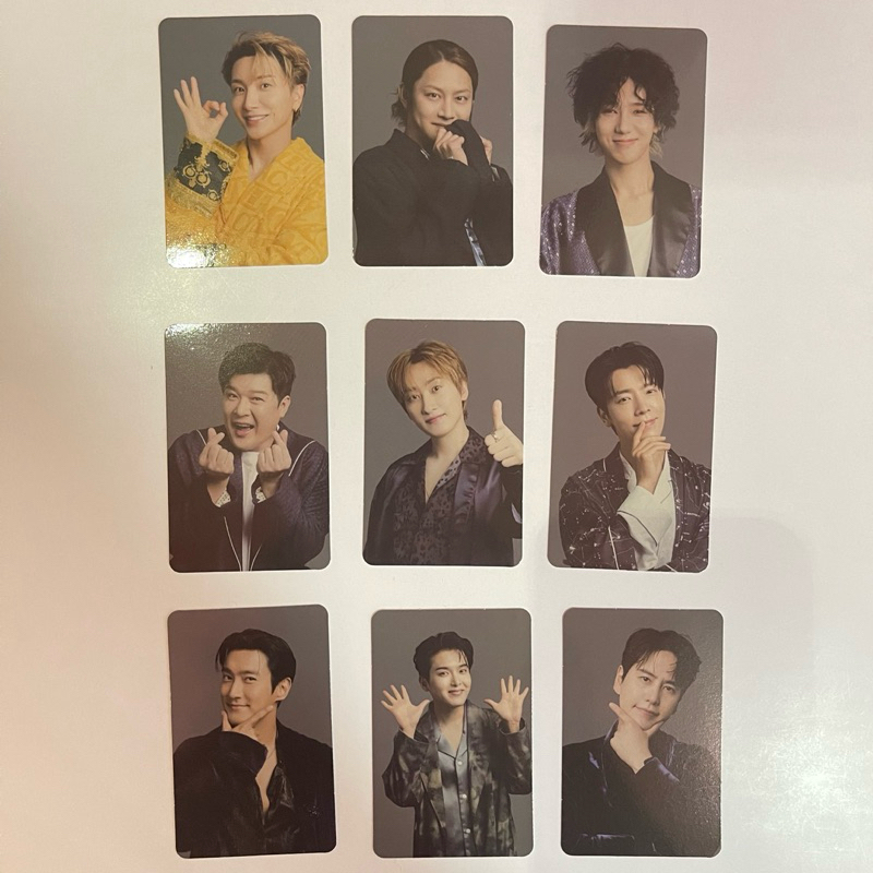 PC Photocard Official SJ Suju Super Junior Benefit Season Greeting 2023