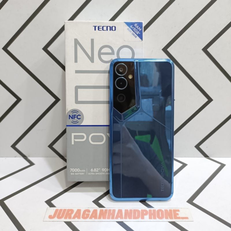 Tecno Pova Neo 2 Ram 4/128GB Hp Second Seken Bekas Fullset